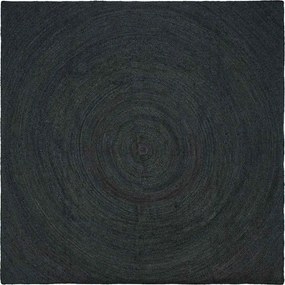 vidaXL Területszőnyegek Négyzet Sötétszürke 200 x 200 cm Juta