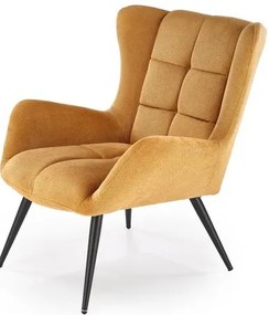 BYRON fotel mustársárga