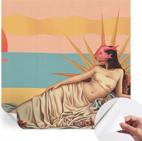 Dekoratív Öntapadós Tapéta Divatos Minták Nyugati szürrealizmus 250x250 cm