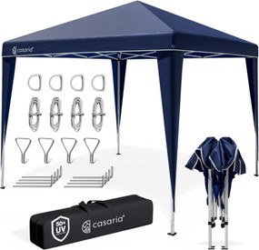 CAPRI party-sátor / rögzített pavilon, 3x3m, kék Casaria