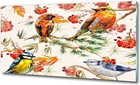 Fotó kép edzett üveg Virágos minta 125x50