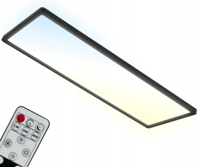 Briloner Brilo 7403-015 Led panel 29,3 cm, 23W, 3000lm, Cct, fekete