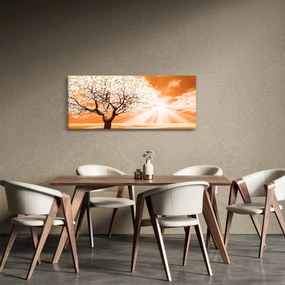 Narancssárga fa képe (120x50 cm)