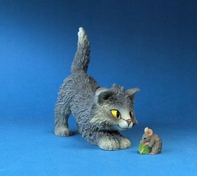 Parastone Figura Catissimo kollekció Giovanna cica és Rapahelina egér