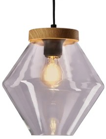 BRELS kábeles függőlámpa 1xE27/40W/230V, átlátszó