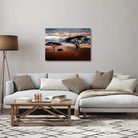Kép - Serengeti Nemzeti Park, Tanzánia, Afrika (üvegen) (70x50 cm)