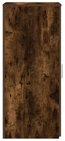 tároló szekrény füstös tölgy 40x45x103,5 cm szerelt fa