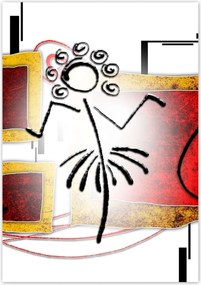 Poszterek 70x100 Rugalmas táncosnő