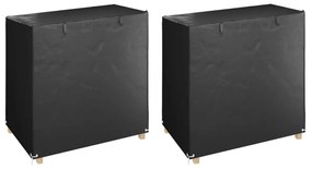 2 db polietilén hintapadhuzat 8 fűzőlyukkal 125x90x135/165 cm