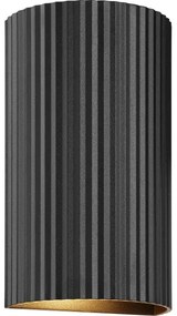 Brilliant - Fali lámpa UNDULA 2xGU10/10W/230V fekete