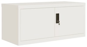 fehér acél irattartó szekrény 90x40x220 cm