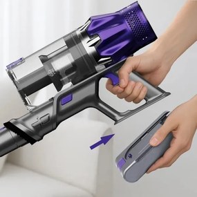 TESLA Electronics PureStar vezeték nélküli 2 az 1-ben porszívó 250W/2200mAh