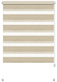 Krémszínű nappali-éjszakai roló 80x150 cm Zebra Natur – Gardinia