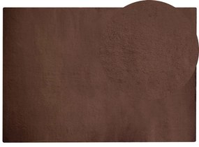 Barna műnyúlszőrme szőnyeg 160 x 230 cm MIRPUR Beliani