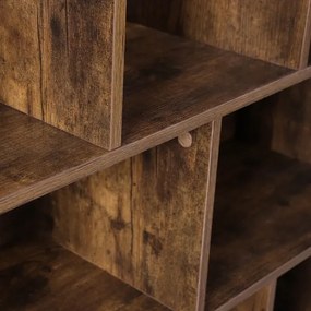 NAVARO barna könyvespolc