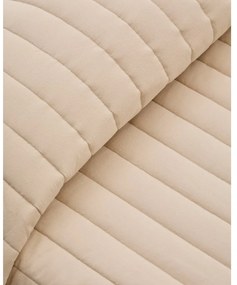 Bézs bio pamut steppelt ágytakaró 180x240 cm Sini – Kave Home