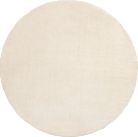 Krémszínű kerek szőnyeg ø 200 cm Empuries – Kave Home