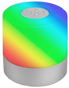 Briloner 7462014 - LED RGB Újratölthető asztali lámpa LED/1,5W/5V IP44 króm