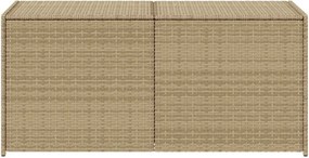 vidaXL vegyes bézs polyrattan kerti tárolóláda 283 L
