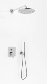 Zuhanyszett 35 cm-es esőztetővel és Gixs QW210GR35 fülhallgatóval