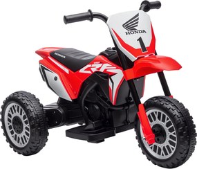 HOMCOM Elektromos Gyerekmotor, Elektromos Motor Hanggal, Indítási Zenével, Gyerek Elektromos Kerékpár 1,5-3 éves gyermekeknek Piros | Aosom