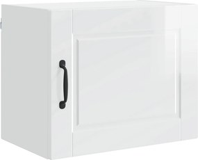 vidaXL Konyhaszekrény Magas Fényű Fehér 50 x 31 x 40 cm Faanyag
