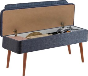 Vina 1048 - 1 - Walnut, Dark Blue