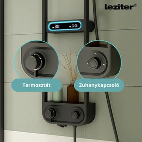 Tropic digitális zuhanyszett termosztátos csapteleppel
