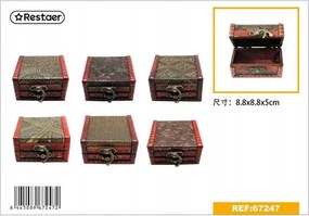 Elegáns Fa Dobozok Kézzel Festett Minták