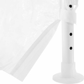 Kerti partisátor, fehér, 3x3 m, TEKNO TYP 1