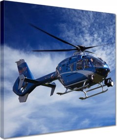Vászonkép 30x30 Rendőrségi helikopter