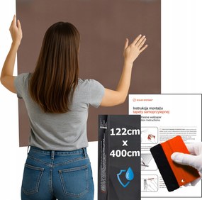 Öntapadós tapéta Vízálló Konyha Fal Bútor Barna Velúr