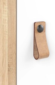 Íróasztal tölgyfa dekoros asztallappal 50x115 cm Oxford – TemaHome