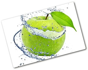 Edzett üveg vágódeszka Zöld alma pl-ko-80x52-f-42523876