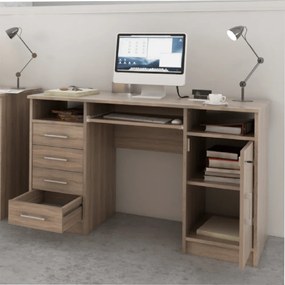 PC asztal, tölgy sonoma, B9 NEW