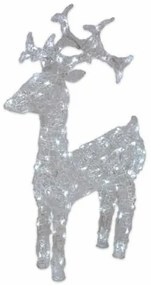 NEXOS Karácsonyi rénszarvas 120 LED 100 cm hideg fehér