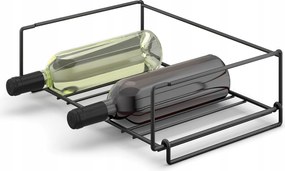 Zack Cubeto Bortartó állvány Palacktartó állvány Fekete