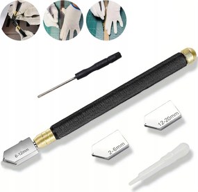 Üvegvágó Kés Tükörüvegvágó kés Állítható Vágásmélység