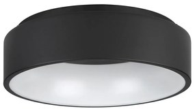 Eglo 390049 Marghera 2 mennyezeti lámpa, fehér belső festéssel, 45cm, fekete, 3000 lm, 3000K melegfehér, LED foglalattal, max. 25,5W, IP20