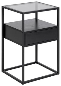 ZEIN fekete éjjeliszekrény