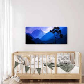 Kép - Éjszakai ég Nepálban (120x50 cm)