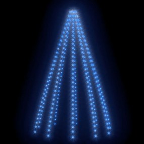 karácsonyfa-fényfüzér 250 kék LED-del 250 cm