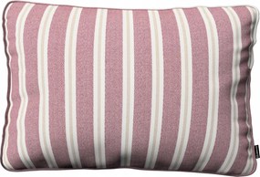 Párnahuzat 60x40 piros-bézs csíkos
