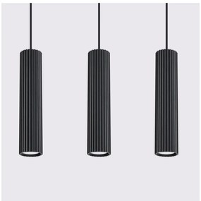 Fekete függőlámpa Gleam – Sollux