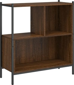 vidaXL barna tölgy színű szerelt fa könyvszekrény 72 x 28 x 77,5 cm