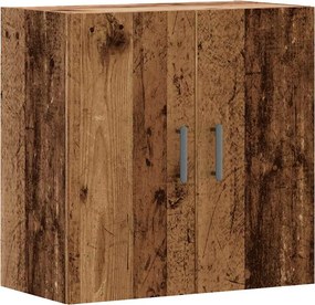 vidaXL antik fa színű szerelt fa faliszekrény 60 x 31 x 60 cm
