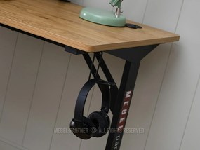 PC asztal Matts 140 (tölgy + fekete). 1109791