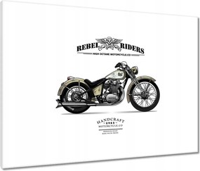 Vászonkép 80x60 Motorkerékpár Antik Vintage