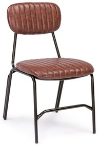 DEBBIE vintage sötét narancssárga szék