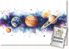 Fotótapéta Flizelina Gyerekek Ég Kozmosz Bolygó Galaxis 300x210 ragasztó